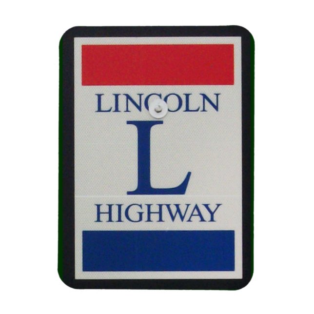 Magnet Flexible SIGNE DE LA ROUTE DE Lincoln (Vertical)