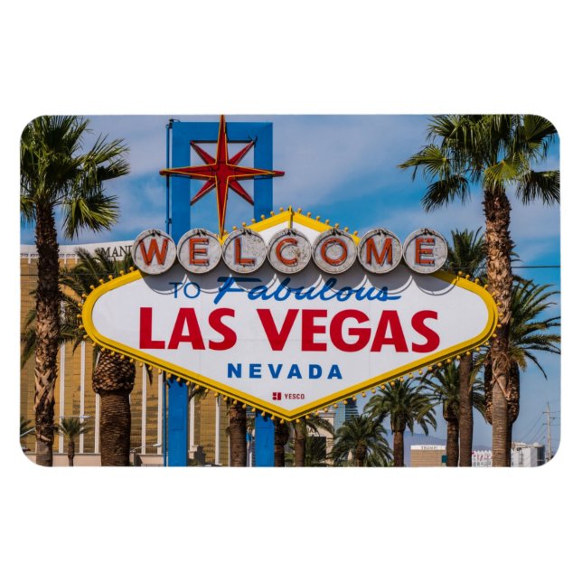 Magnet Flexible Signe emblématique de Fabulous Las Vegas (Horizontal)