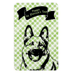 Magnet Flexible Silhouette berger allemand st patrick