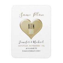 Simple changement de date de mariage en or