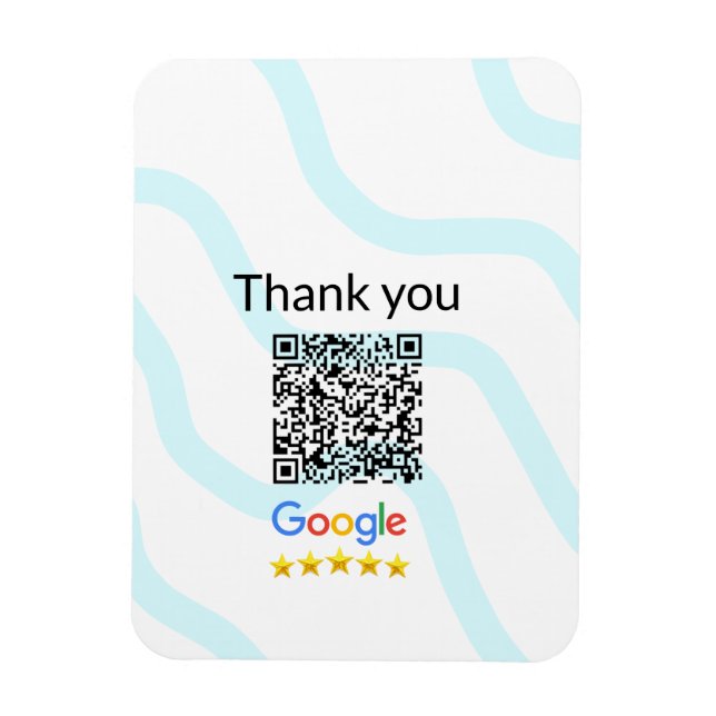 Magnet Flexible Simple minimum q r code ajouter logo code d'analys (Vertical)