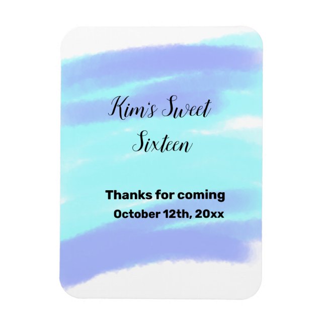 MAGNET FLEXIBLE SIMPLE SWEET MINIMAL SIXTEEN ELEGENT CUSTOM (Vertical)