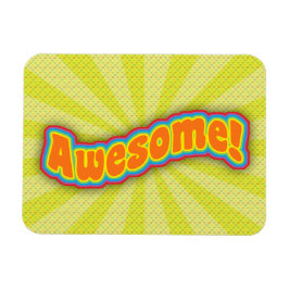 Magnet Flexible Simplement Awesome mignon Slogan amusant