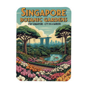 Magnet Flexible Singapore Botanic Gardens Travel