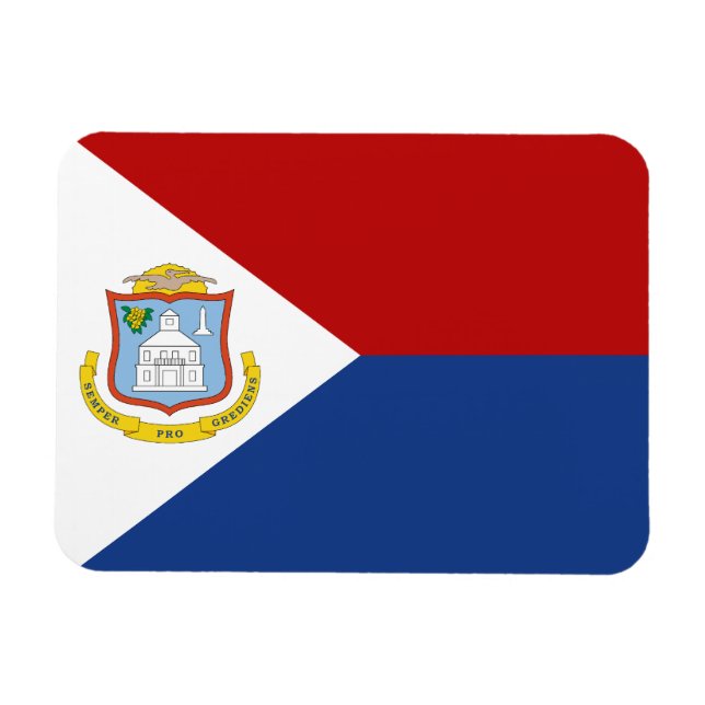 Magnet Flexible Sint Maarten Flag (Horizontal)