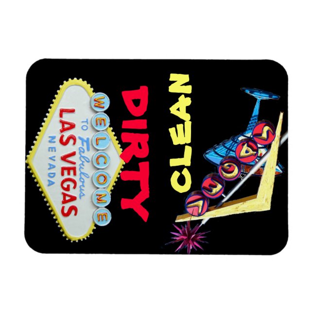 Magnet Flexible Sirty Clean Las Vegas (Horizontal)