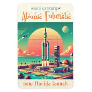 Magnet Flexible Site de lancement futuriste atomique de la Nouvell
