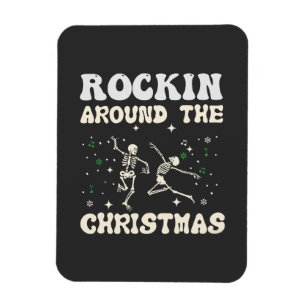 Magnet Flexible Skeleton Christmas Dance