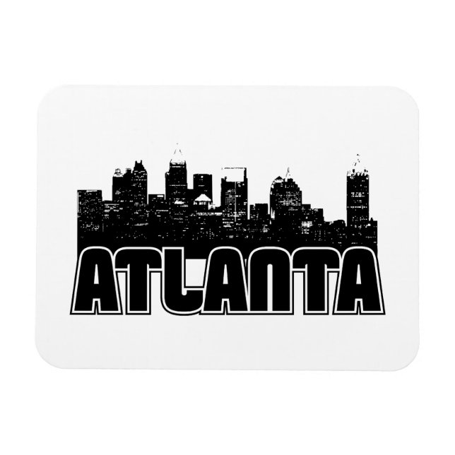 Magnet Flexible Skyline Atlanta (Horizontal)