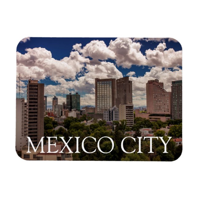 Magnet Flexible Skyline Des Hôtels À Polanco Mexico City (Horizontal)