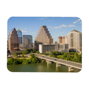 Magnet Flexible Skyline du centre-ville sur Lady Bird Lake