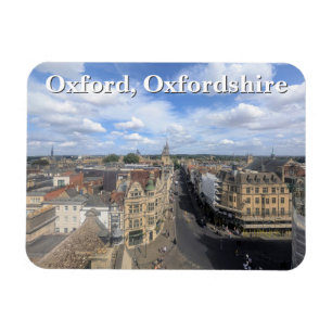 Magnet Flexible Skyline historique d'Oxford à Oxfordshire, Royaume