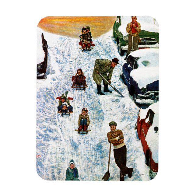 Magnet Flexible Sledding and Digging Out (Vertical)