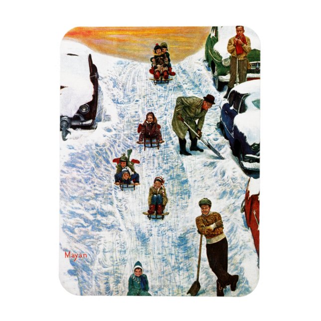 Magnet Flexible Sledding and Digging Out (Vertical)