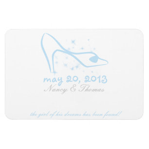 Magnet Flexible Slipper en verre Enregistrer la date