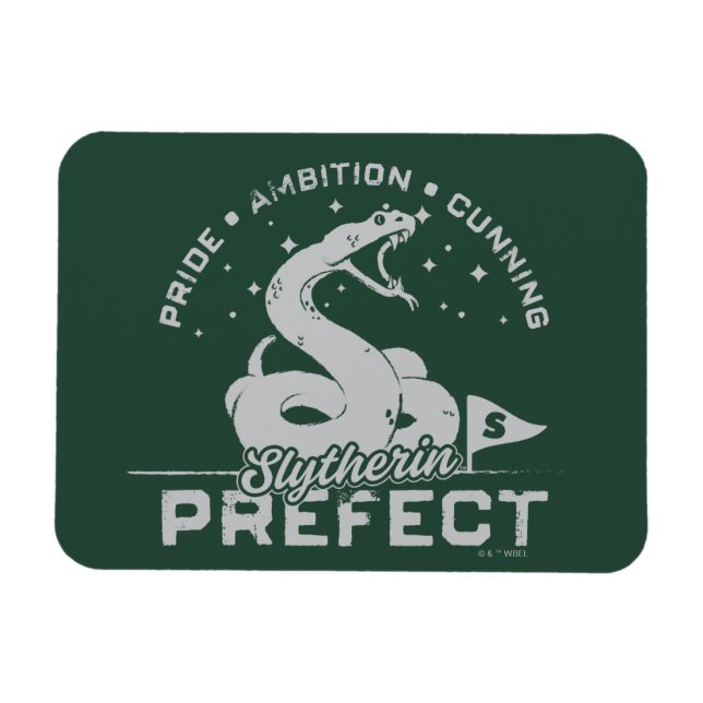 Magnet Flexible SLYTHERIN™ - Badge Préfet (Horizontal)