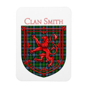 Magnet Flexible Smith Tartan Scottish Plaid Lion Rampant