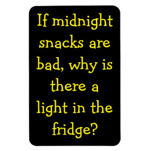 Magnet Flexible Snacks Mauvais ? Pourquoi la Lumière ?
