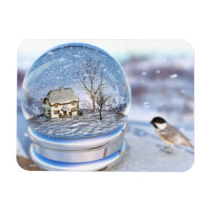 Magnet Flexible Snowflake Globe