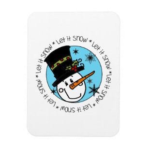 Magnet Flexible Snowman Laisser Neige