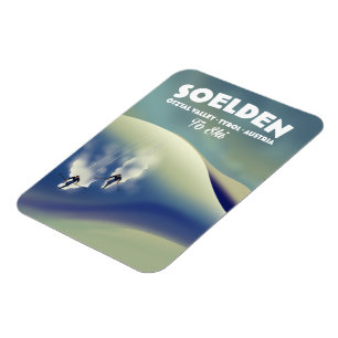 Magnet Flexible Soelden, vallée de l'Ötztal, Tyrol, Autriche Ski