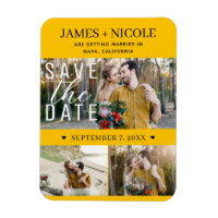Soleil Moderne Enregistrer la Date Mariage 3 Photo
