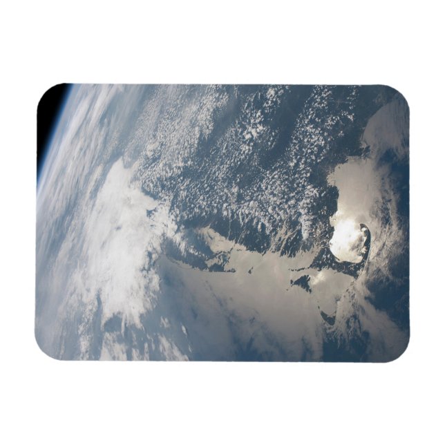 Magnet Flexible Soleil Sur Les Eaux De La Terre. (Horizontal)