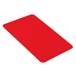 Magnet Flexible Solid Red Background 