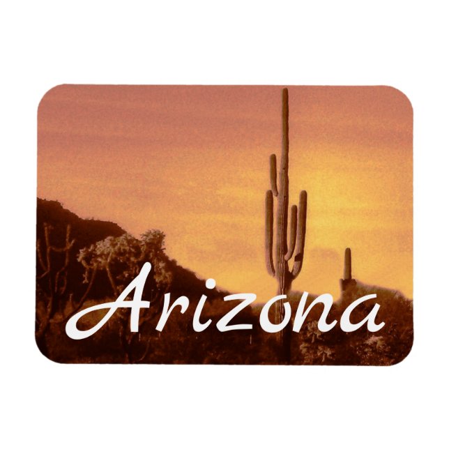 Magnet Flexible Sonoran Desert Sunset, Arizona (Horizontal)