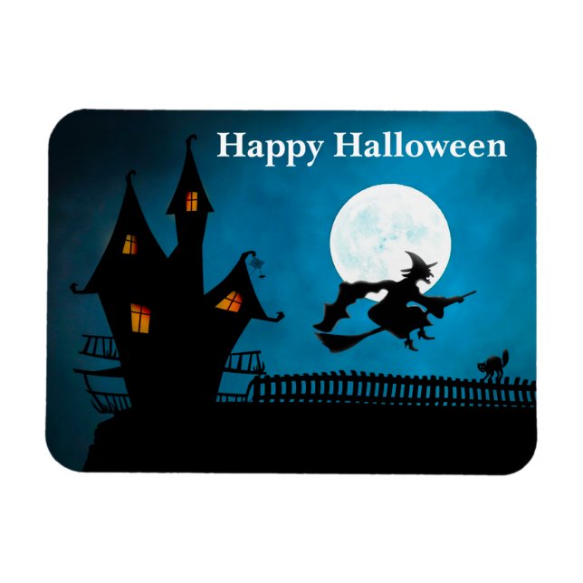 Magnet Flexible Sorcière volante (Horizontal)