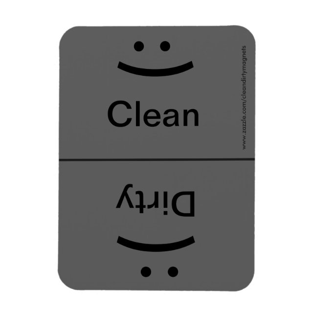 Magnet Flexible Sourire/Frown - Gris Verre (Vertical)