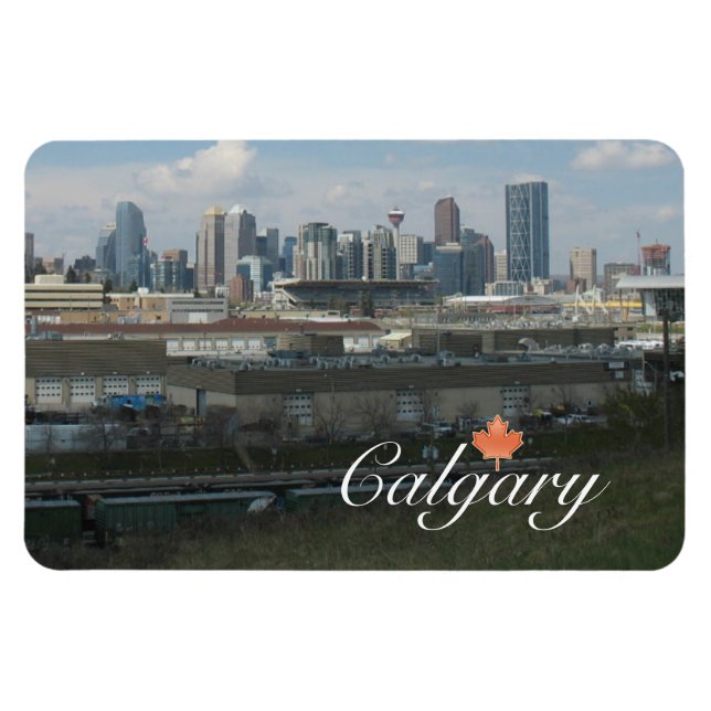 Magnet Flexible Souvenir de Calgary (Horizontal)