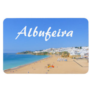 Magnet Flexible Souvenir de plage du Portugal Albufeira