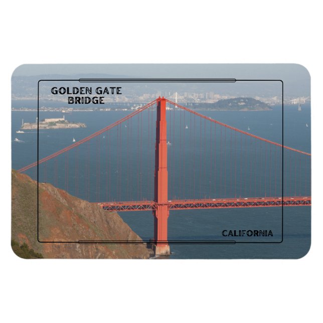 Magnet Flexible Souvenir de San Francisco (Horizontal)