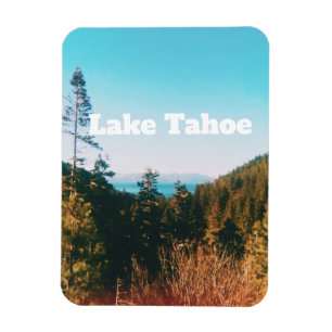 Magnet Flexible Souvenir du lac Tahoe, impression de la nature cal