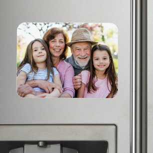 Magnet Flexible Souvenirs de Famille Photo Personnalisée de Grand-