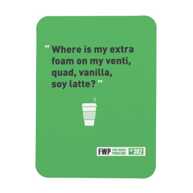 Magnet Flexible Soy Latté (Vertical)