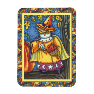 MAGNET FLEXIBLE SPECTACLES MAGIQUES ET HALLOWEEN HOOTS, ASSISTANT 