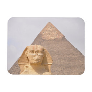 Magnet Flexible Sphinx Pyramides Égypte Antique Pharaon Khufu 