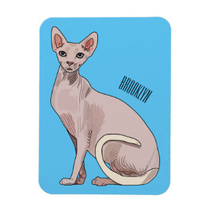 Magnet Flexible Sphynx cat
