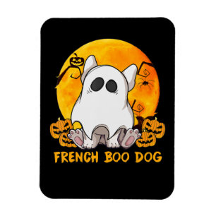Magnet Flexible Spider Gift French Boo Bulldog Avec Citrouille Spi