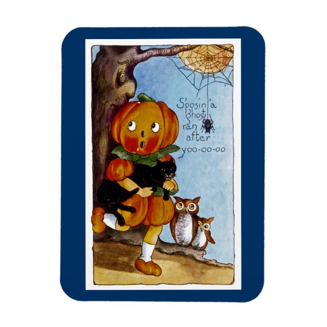 Magnet Flexible S'posin' a Ghost courait après Yoo-oo-oo ! (Vertical)