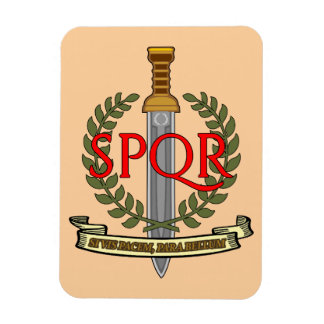 Magnet Flexible  SPQR Gladius - Senatus Populusque Romanus 