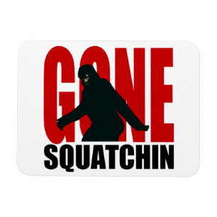 Magnet Flexible Squatchin allé - noir et rouge