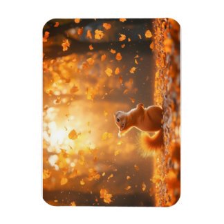 Magnet Flexible Squirrel Wild Animal Loving Portrait 