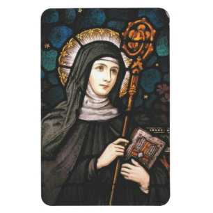 Magnet Flexible St Gertrude du saint patron de Nivelles des chats