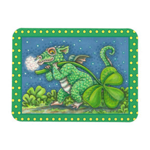 MAGNET FLEXIBLE ST. LE JOUR DE PATRICK PETIT IMAGINAIRE DRAGON IRL