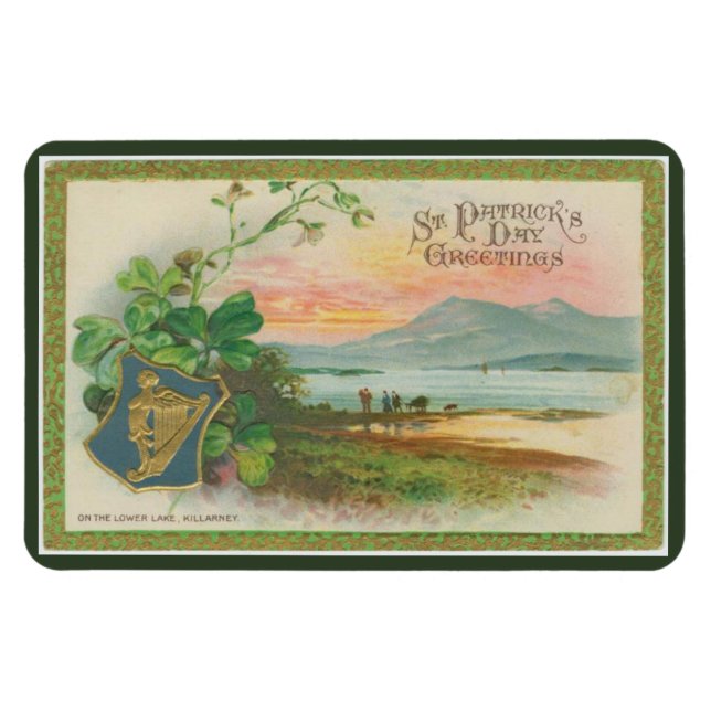 Magnet Flexible St. Patrick's Day Lake (Horizontal)