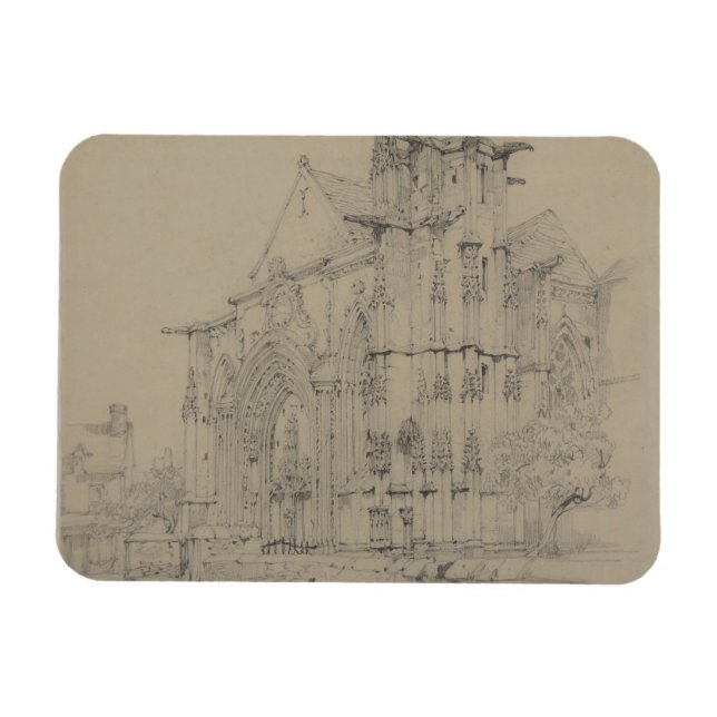 Magnet Flexible St. Sauveur, Dives, Normandy, c.1821 (Horizontal)