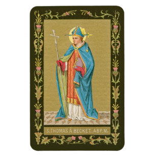 Magnet Flexible St. Thomas Becket avec épée en mitre (P 005)